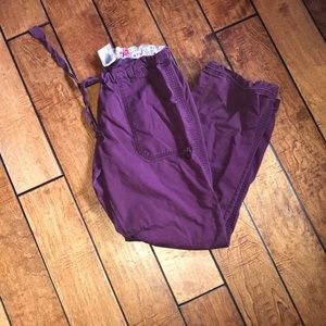 Koi Scrub Pants Wine Color size Medium
